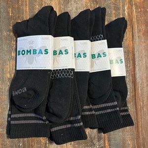 (5) pair of Men’s Bombas Calf socks. 
Size X-Large